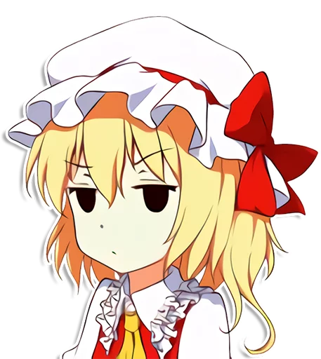 😒 Стикер «the most kawaii stickers in the world (Flandre)» для Telegram
