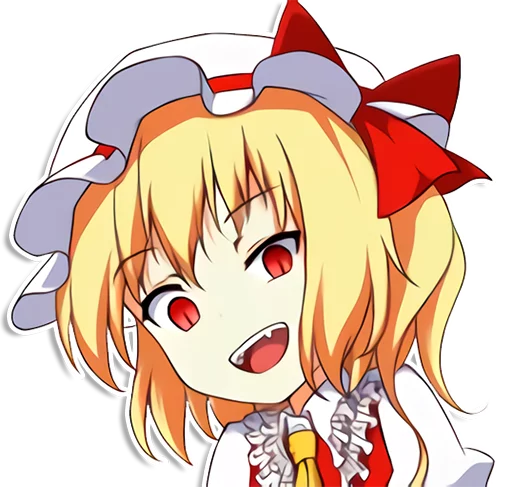 😀 Стикер «the most kawaii stickers in the world (Flandre)» для Telegram
