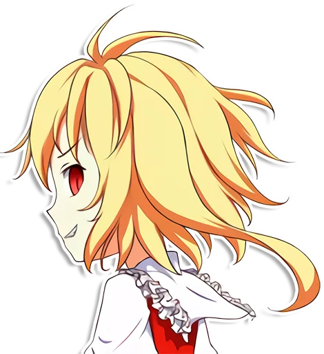 😏 Стикер «the most kawaii stickers in the world (Flandre)» для Telegram