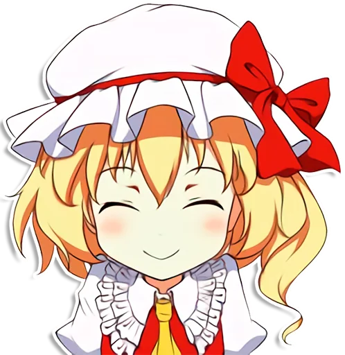 😊 Стикер «the most kawaii stickers in the world (Flandre)» для Telegram