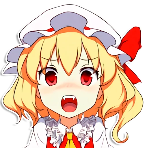😥 Стикер «the most kawaii stickers in the world (Flandre)» для Telegram