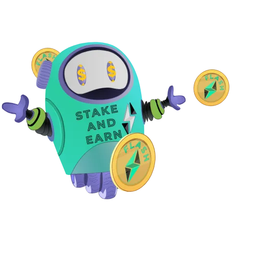 🤑 Стикер «Flashloans.com» для Telegram