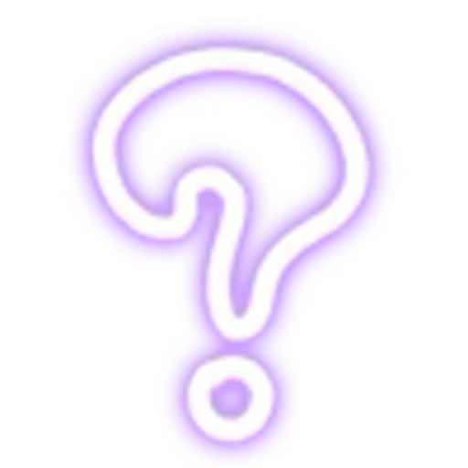 ❔ Эмодзи «Flashing Neon» для Telegram