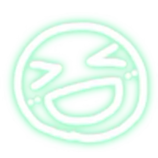 🤣 Эмодзи «Flashing Neon» для Telegram