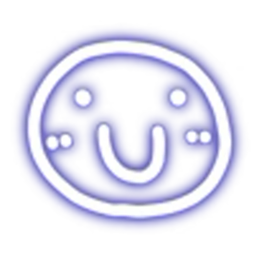 🙂 Эмодзи «Flashing Neon» для Telegram