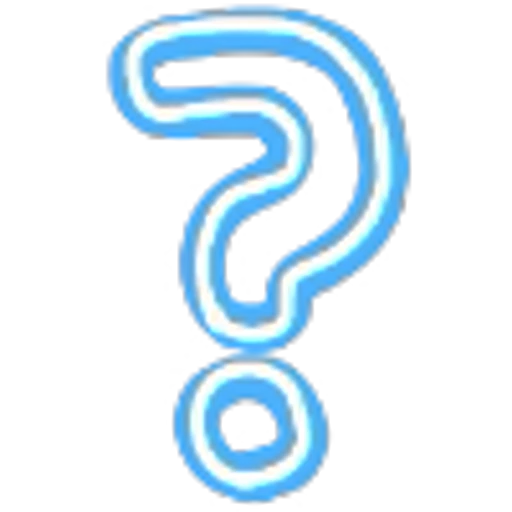 ❔ Эмодзи «Flashing Neon» для Telegram