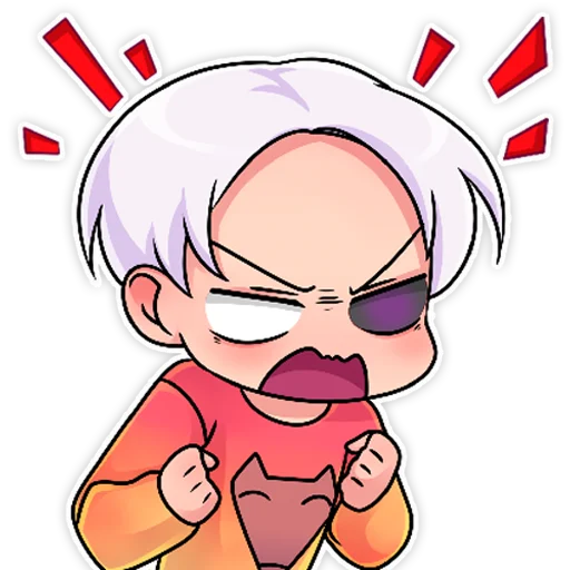 😡 Стикер «Фласка и Скретч» для Telegram