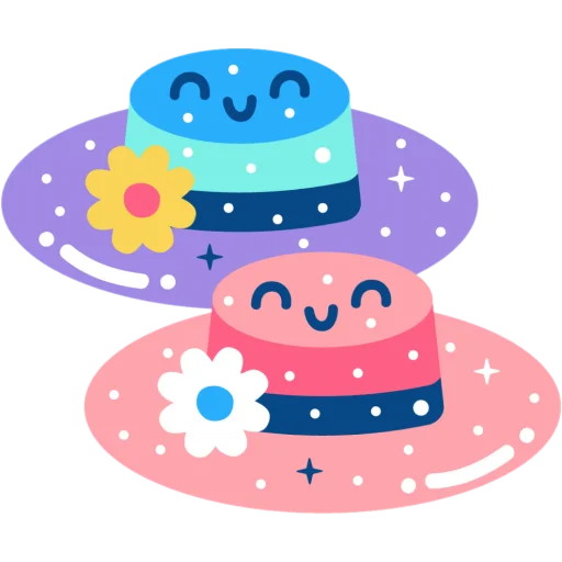🌸 Стикер «flat food» для Telegram