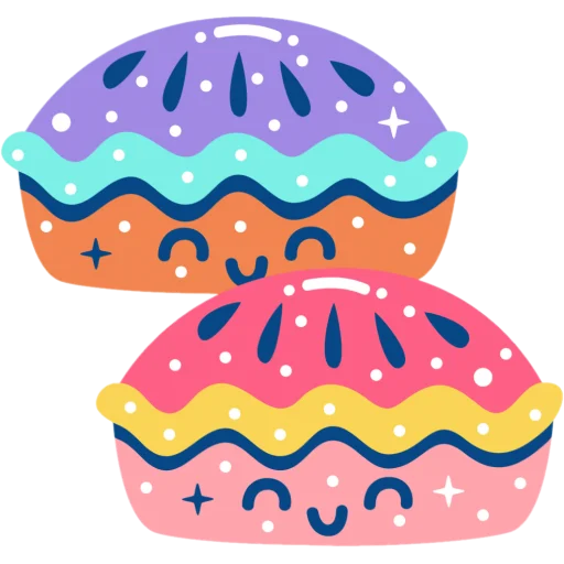 😌 Стикер «flat food» для Telegram