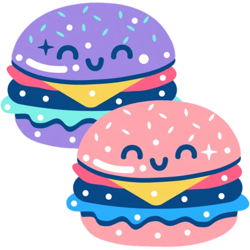 😚 Стикер «flat food» для Telegram