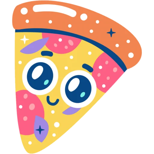 🍕 Стикер «flat food» для Telegram