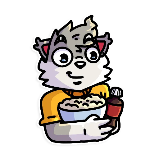 🍿 Стикер «Flazin77» для Telegram