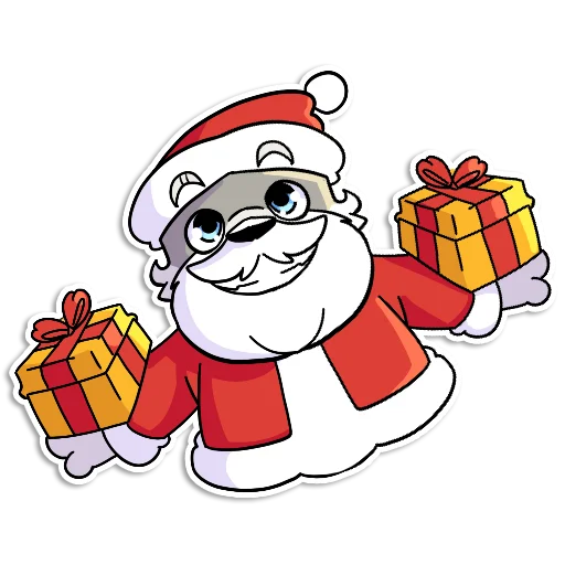 🎁 Стикер «Новогодний Flazin» для Telegram