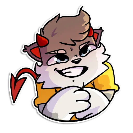 😈 Стикер «Flazin7» для Telegram