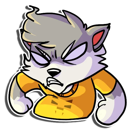 😡 Стикер «Flazin» для Telegram