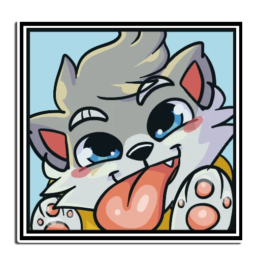 👅 Стикер «Flazin» для Telegram