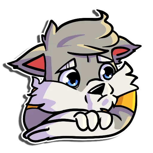 ☹️ Стикер «Flazin» для Telegram