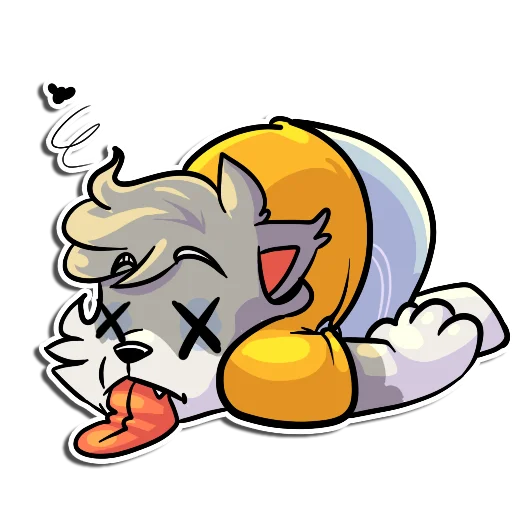 😵 Стикер «Flazin» для Telegram