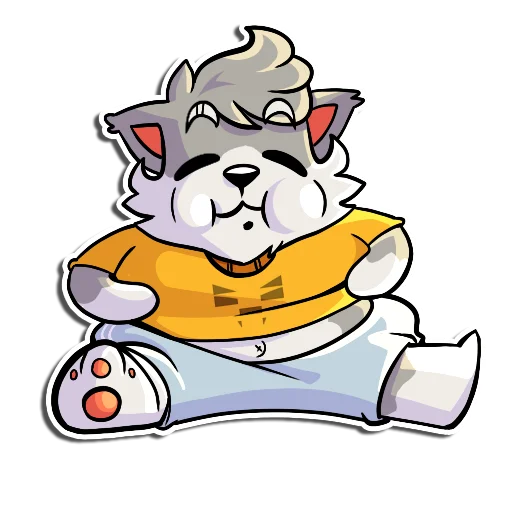 🐹 Стикер «Flazin» для Telegram