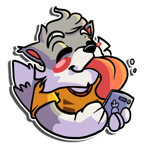 😛 Стикер «Flazin» для Telegram