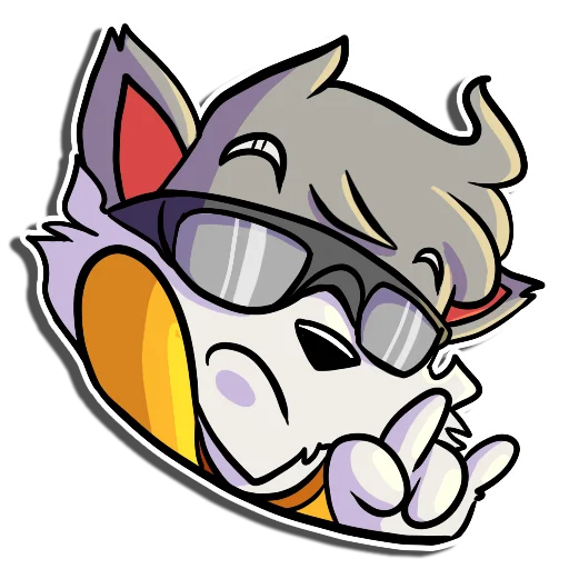 😎 Стикер «Flazin» для Telegram