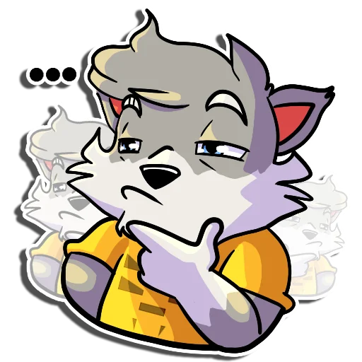 🤔 Стикер «Flazin» для Telegram