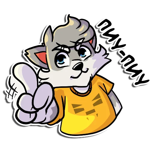 🔫 Стикер «Flazin» для Telegram
