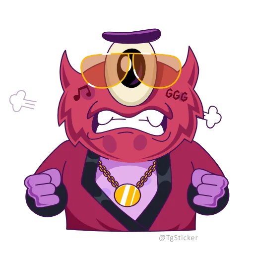 😡 Стикер «FleeFy Animated» для Telegram