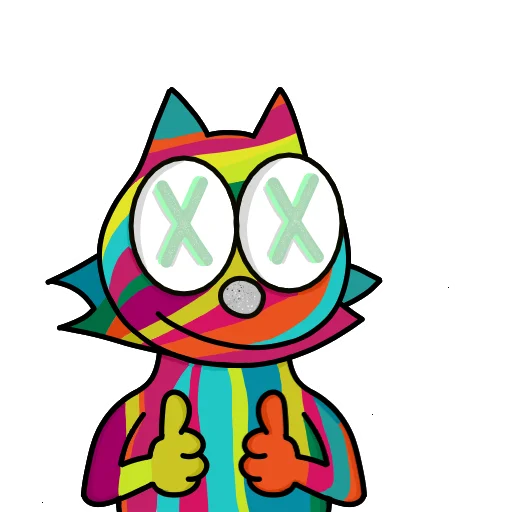 👍 Стикер «FLEXCAT» для Telegram