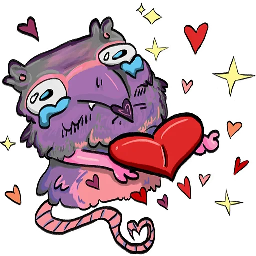 ❤️ Стикер «mimiopossum» для Telegram
