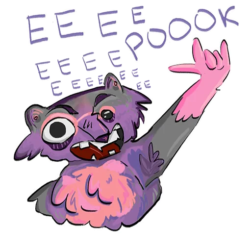 🤟 Стикер «mimiopossum» для Telegram