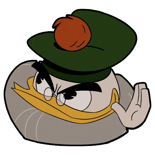 👂 Стикер «Glomgold │ DuckTales │ Утиные Истории» для Telegram