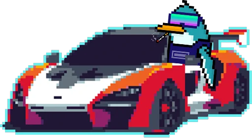 🚘 Стикер «flippies» для Telegram