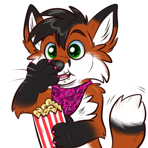 🍿 Стикер «Flip» для Telegram