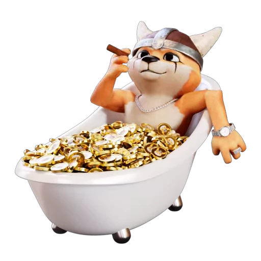 🛀 Стикер «Floki» для Telegram