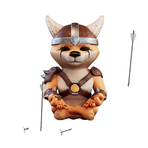 🧘‍♂️ Стикер «Floki» для Telegram