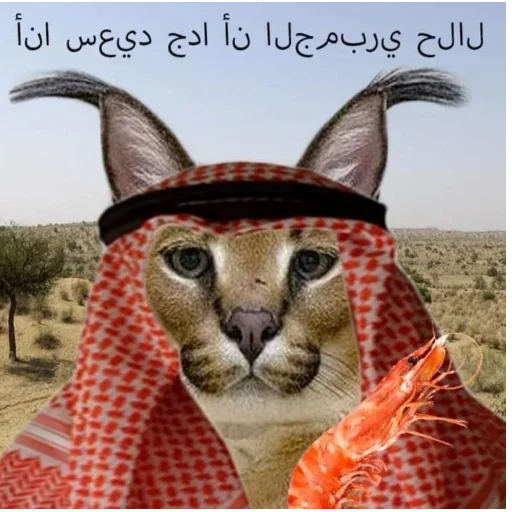 🇦🇫 Стикер «Floppa / Шлёпа» для Telegram