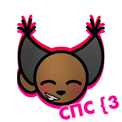 🤗 Стикер «Шлёпа» для Telegram