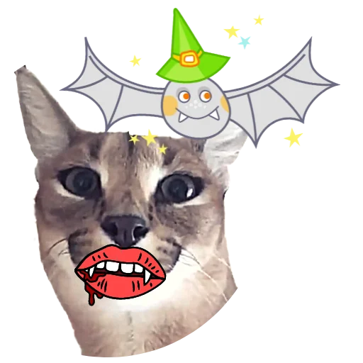 🦇 Стикер «Flopped» для Telegram