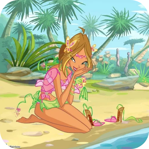 🏖 Стикер «флора» для Telegram
