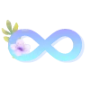 ♾️ Эмодзи «цветочный набор, в одном стиле в разных цветах» для Telegram