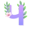 Стикер 25 Цветочный 6
