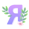 Стикер 33 Цветочный 6