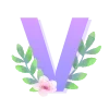 Стикер 52 Цветочный 6