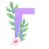 Стикер 4 Цветочный 6