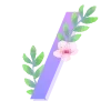 Стикер 60 Цветочный 6