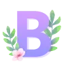 Стикер 3 Цветочный 6