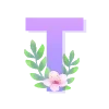 Стикер 20 Цветочный 6