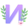 Стикер 10 Цветочный 6