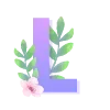 Стикер 46 Цветочный 6